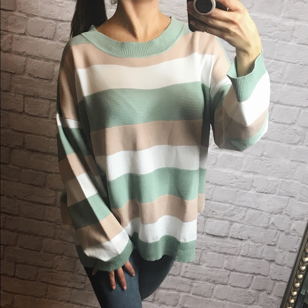 🚫SOLD OUT🚫🆕Color block sweater